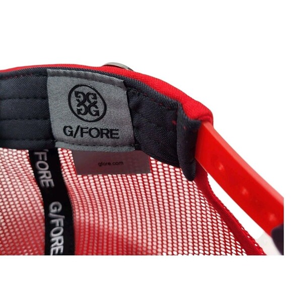 G/FORE Golf Pray for Birdies Hat Cap Trucker Preppy Brand New Red White - Picture 10 of 10